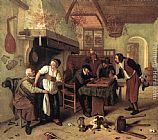 Jan Steen In the Tavern painting